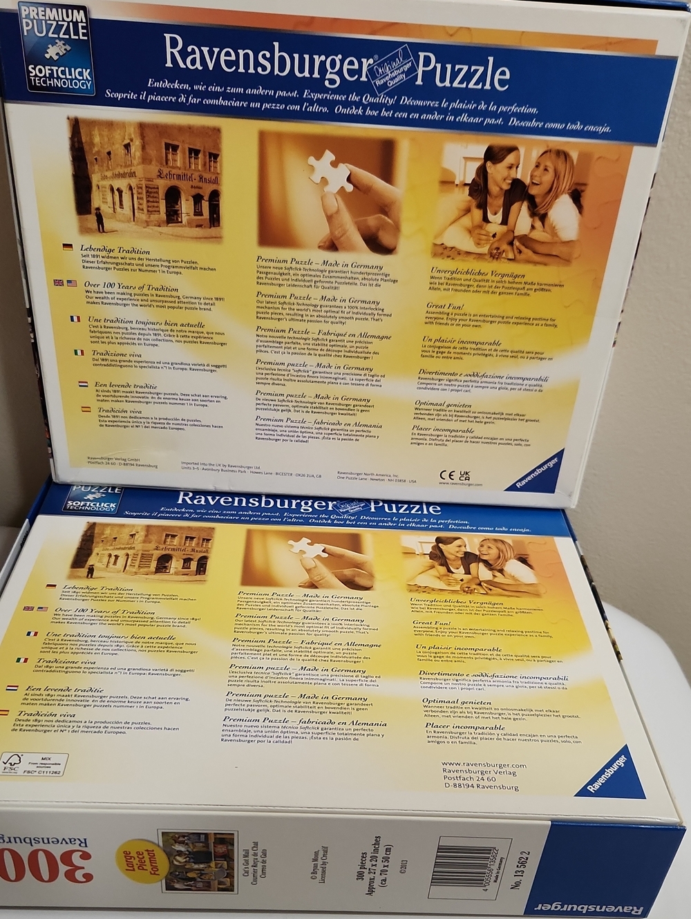 2/$20 Ravensburger Puzzles 300 Pc LARGE FORMAT Mischief Makers Cats Got Mail - Picture 8 of 10